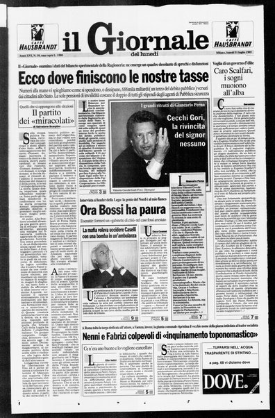 Il giornale del lunedi